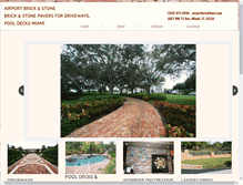 Tablet Screenshot of airportbrick.com
